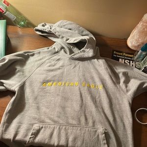 Small Mens Grey American Eagle Sweatshirt